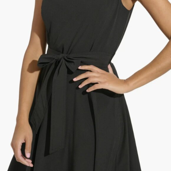 Calvin Klein Commuter V-Neck A-Line Dress - Picture 10 of 10